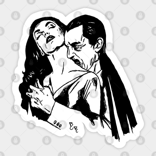 Vampira No.8 Sticker by TheBakedBanshee